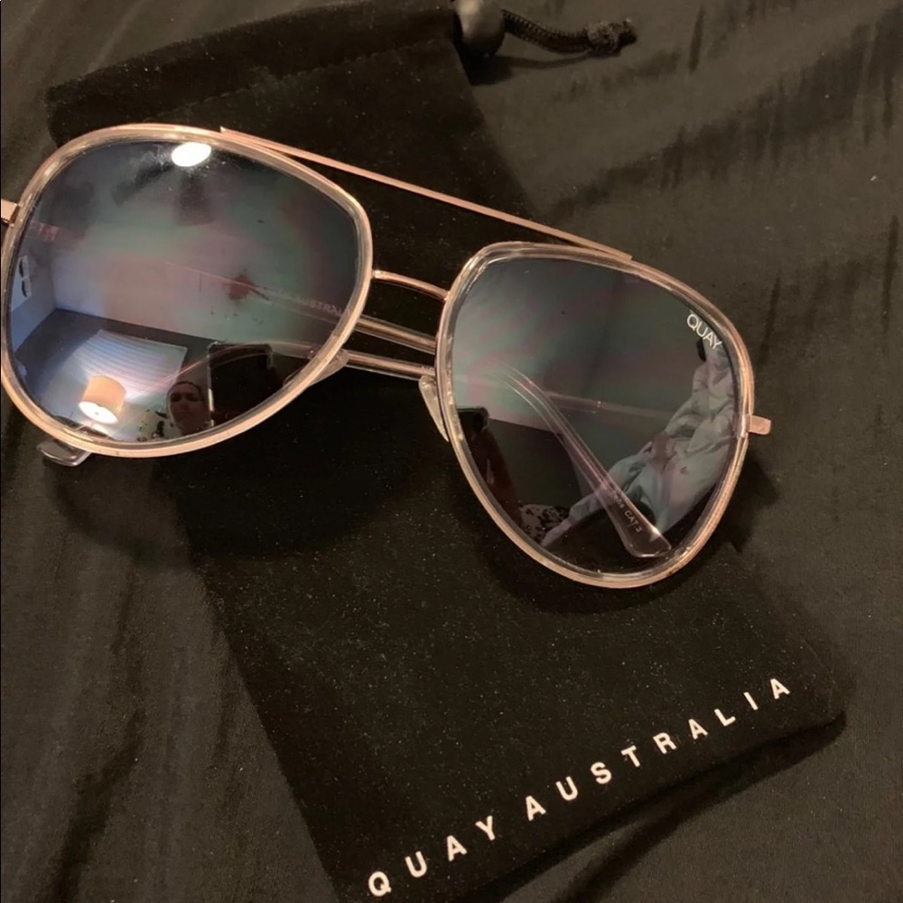 Quay Clear Sunglasses
